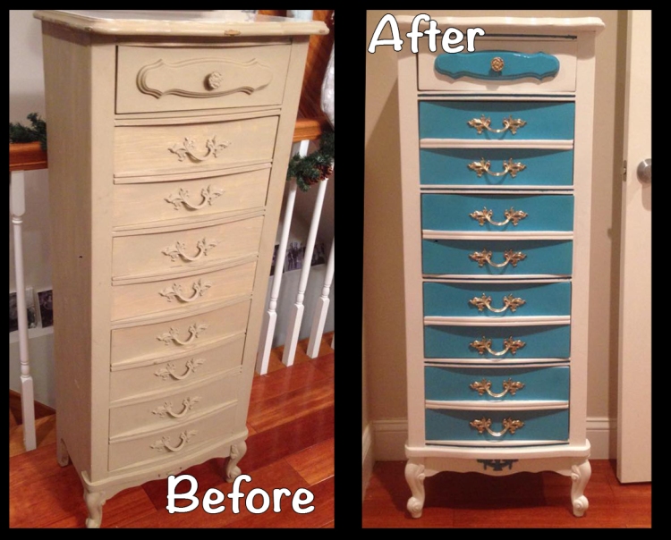 Lingerie Chest Before and After